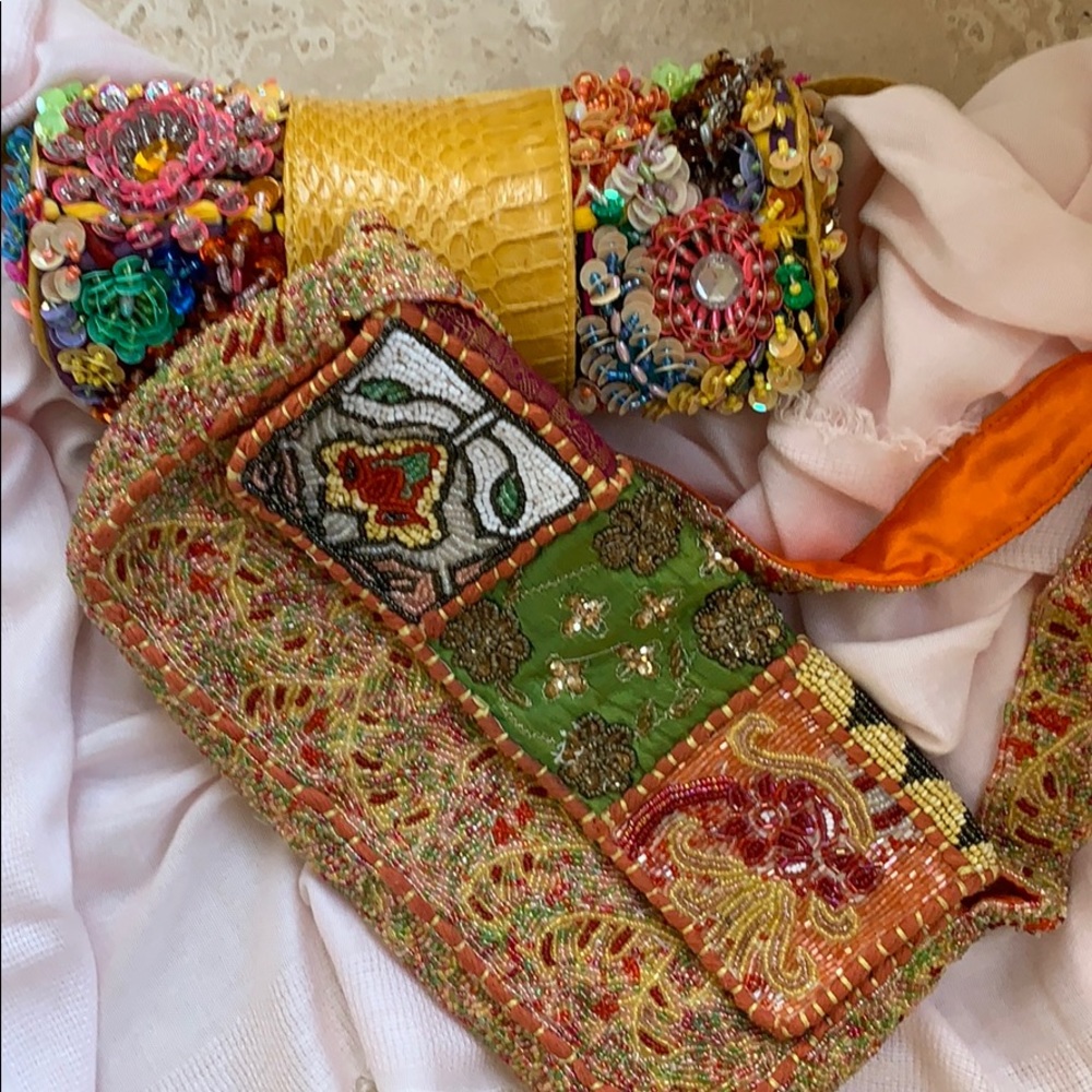 Laura Lee  and Christiana beaded bags